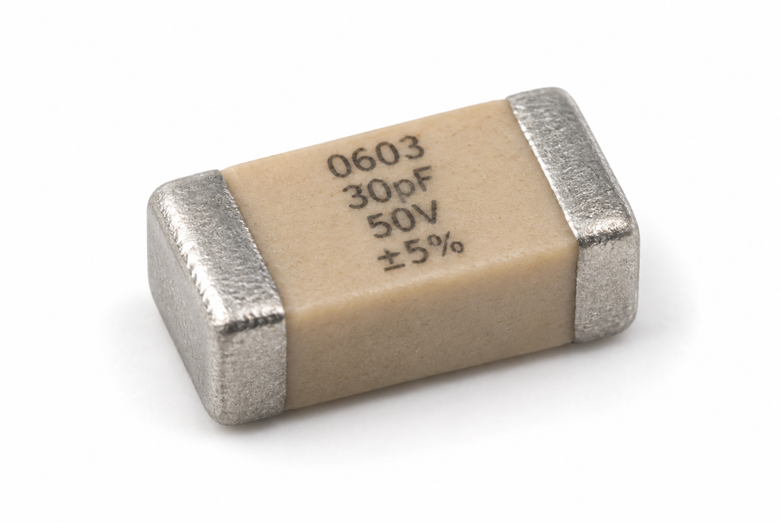خازن 30PF- 50V-5% پکیج 0603 SMD رول کامل