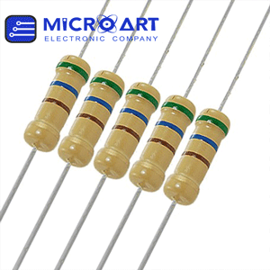مقاومت 8.2 اهم 0.5W
